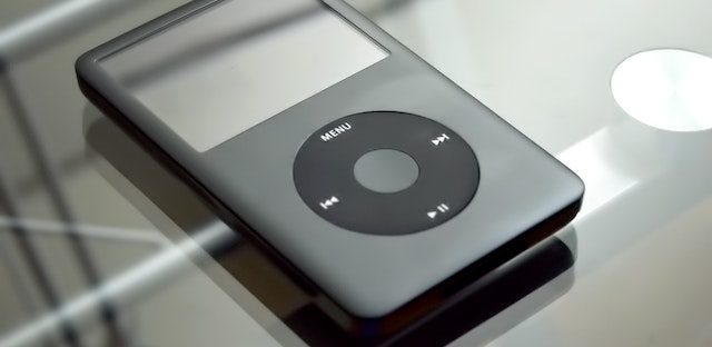 srebrny ipod